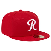 Men's New Era  Red Tacoma Rainiers Authentic Collection 59FIFTY Fitted Hat