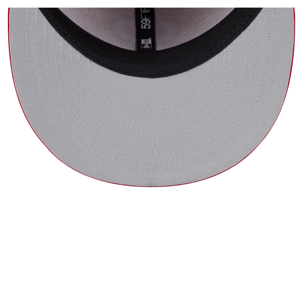 Men's New Era  Red Tacoma Rainiers Authentic Collection 59FIFTY Fitted Hat