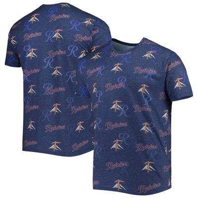 Men's Navy Tacoma Rainiers Allover Print Crafted T-Shirt