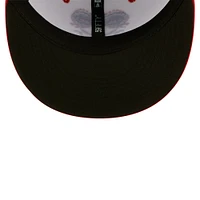 Men's New Era White/Orange Familia De Tacoma Copa La Diversion 59FIFTY Fitted Hat