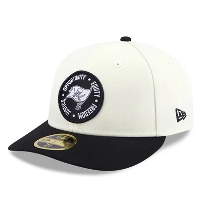 Tampa Bay Buccaneers New Era 2022 Inspire Change  59FIFTY Low Profile Fitted Hat - Cream/Black
