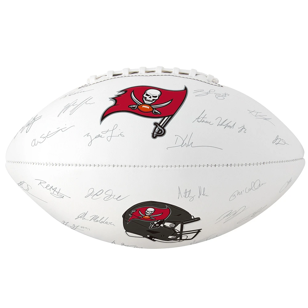 Ballon de football à signature autographe des Buccaneers de Tampa Bay