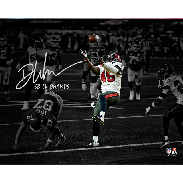 Fanatics Authentic Tom Brady Tampa Bay Buccaneers Autographed Super Bowl LV Champions White Nike Limited Jersey with SB MVP Inscription
