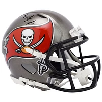 Emeka Egbuka Tampa Bay Buccaneers Autographed Riddell Speed Mini Helmet
