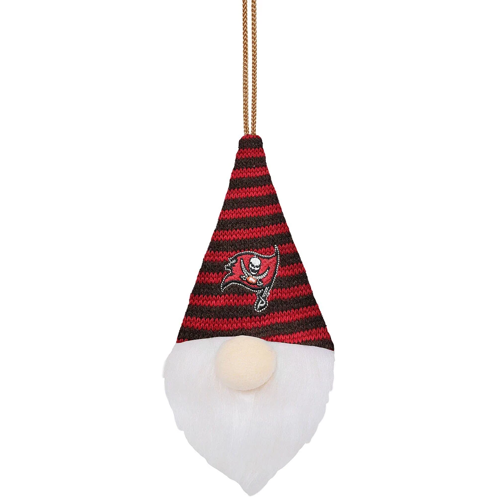 FOCO Tampa Bay Buccaneers Plush Striped Hat Gnome - Ornament