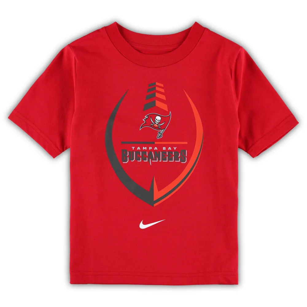 Currículum Burro frotis Lids Tampa Bay Buccaneers Nike Girls Preschool Icon T-Shirt - Red | Brazos  Mall