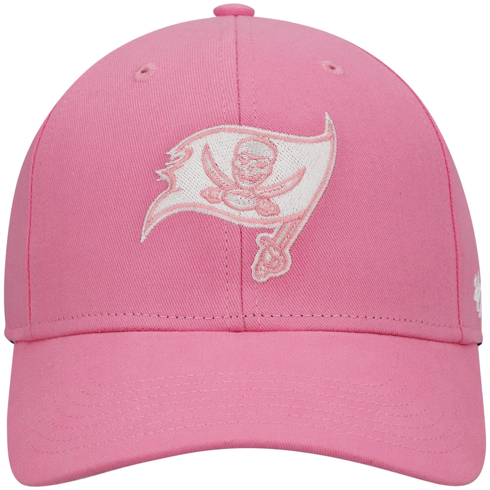 Girls Youth '47 Pink Tampa Bay Buccaneers Rose MVP Adjustable Hat