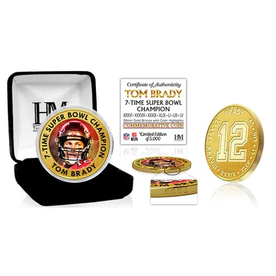 The Highland Mint | Tom Brady Surge Bronze Coin Signature Photo Mint