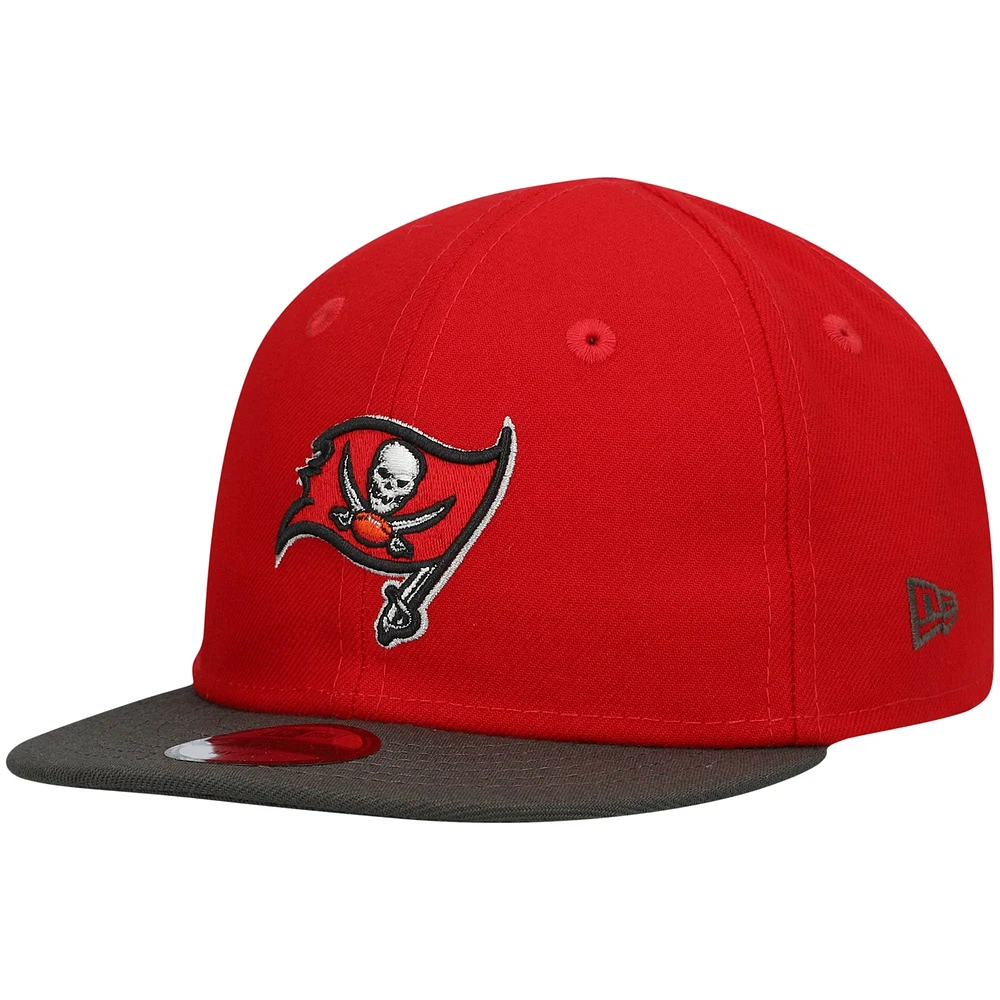 Casquette réglable New Era Tampa Bay Buccaneers My 1st 9FIFTY New Era rouge/étain pour bébé