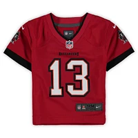 Maillot de match Nike Mike Evans Tampa Bay Buccaneers rouge pour bébé