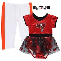 Enfant rouge/blanc Tampa Bay Buccaneers Tailgate Tutu Game Day Costume Set