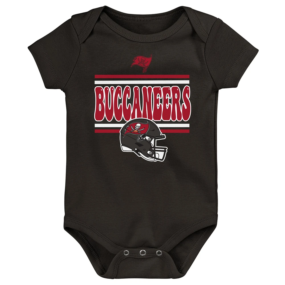 Ensemble de trois bodies pour bébé Tampa Bay Buccaneers Play Day