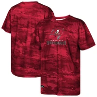 T-shirt rouge pour jeunes joueurs de l'équipe mêlée des Buccaneers Tampa Bay