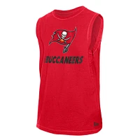 Débardeur de la collection Leisure des Tampa Bay Buccaneers New Era pour homme, rouge