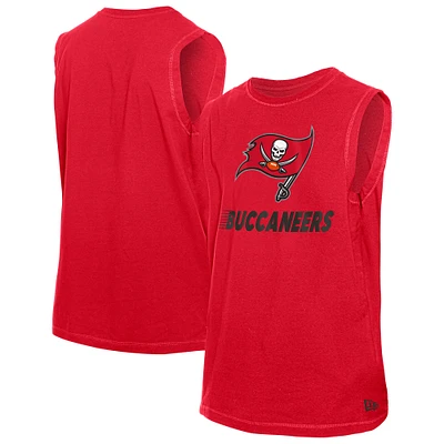 Débardeur de la collection Leisure des Tampa Bay Buccaneers New Era pour homme, rouge