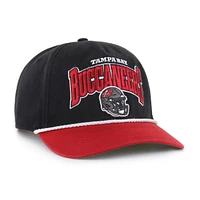 Men's '47 Black/Red Tampa Bay Buccaneers Palermo Hitch Adjustable Hat