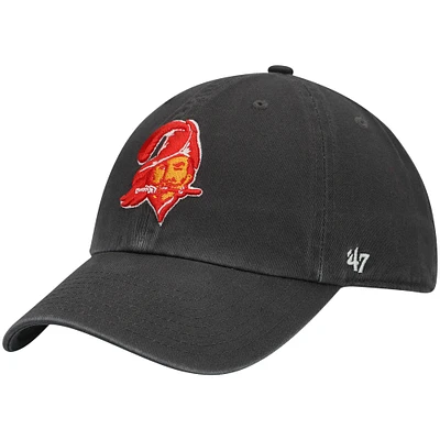 Men's '47 Charcoal Tampa Bay Buccaneers Clean Up Legacy Adjustable Hat