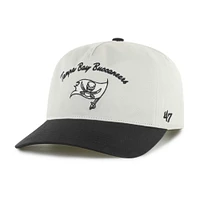 Men's '47 Cream/Black Tampa Bay Buccaneers Safe Bet Stable Hitch Adjustable Hat