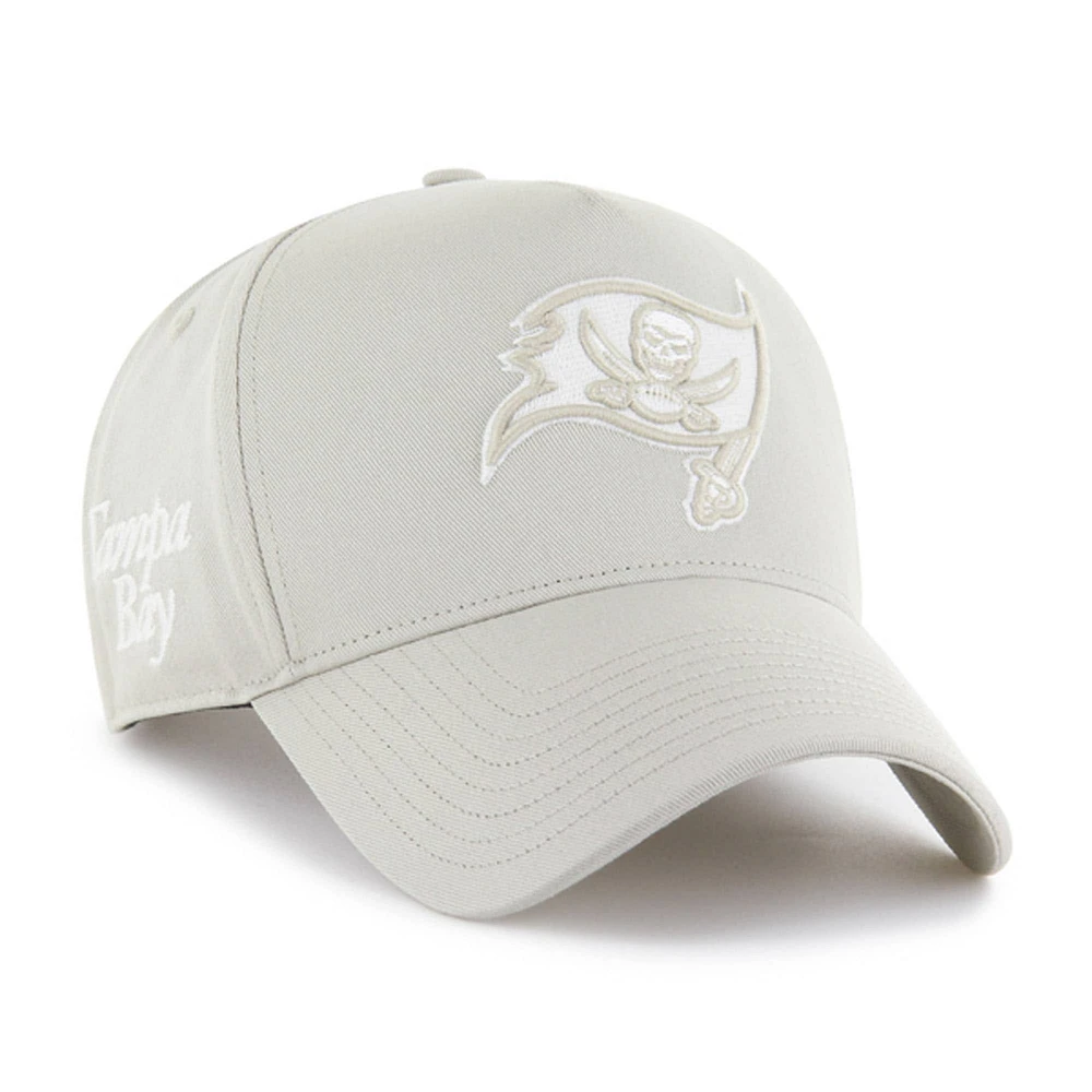 Men's '47 Cream Tampa Bay Buccaneers Foundation Offside Adjustable Hat