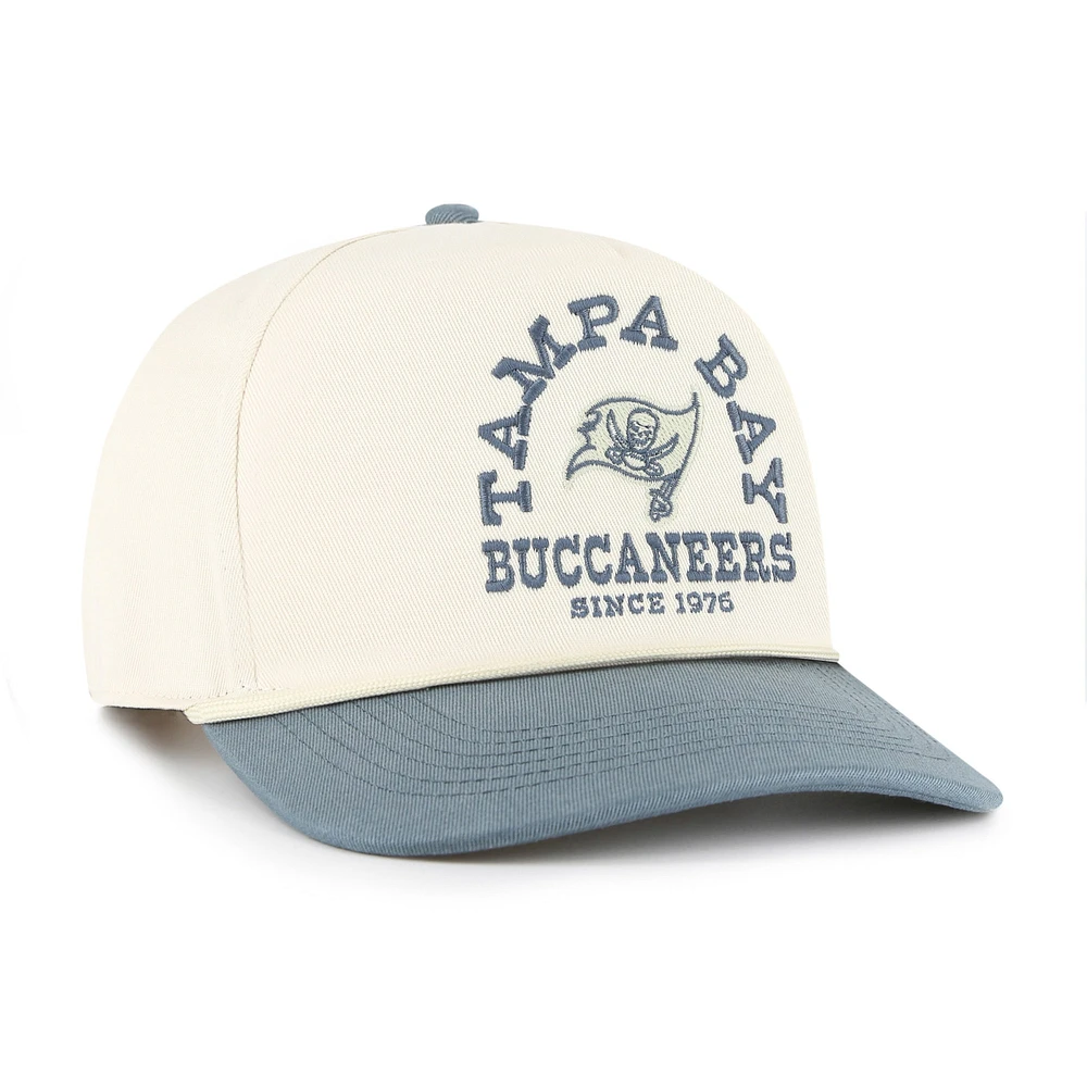 Men's '47 Cream Tampa Bay Buccaneers Ranchero Hitch Adjustable Hat