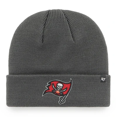 Bonnet en tricot basique à revers pour homme '47 Graphite Tampa Bay Buccaneers