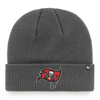 Bonnet en tricot basique à revers pour homme '47 Graphite Tampa Bay Buccaneers