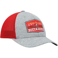 Casquette '47 Heathered Grey/Red Tampa Bay Buccaneers Motivator Flex pour homme