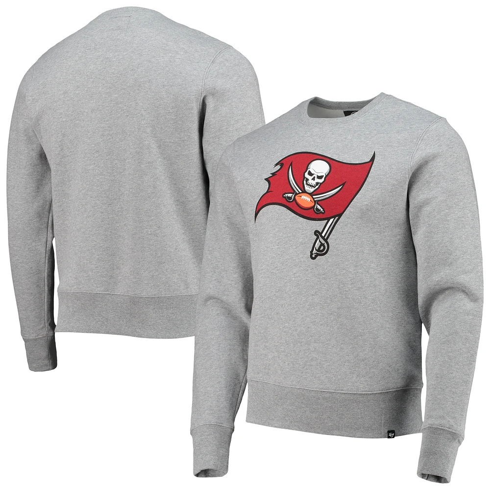 Sweat-shirt avec logo Headline '47 Heathered Grey des Tampa Bay Buccaneers pour homme