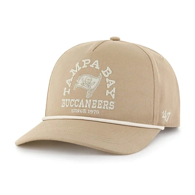 Men's '47 Khaki Tampa Bay Buccaneers Canyon Ranchero Hitch Adjustable Hat
