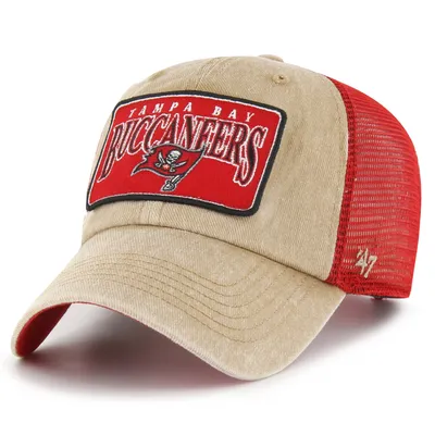 Men's '47 Red Tampa Bay Buccaneers Flagship MVP Snapback Hat