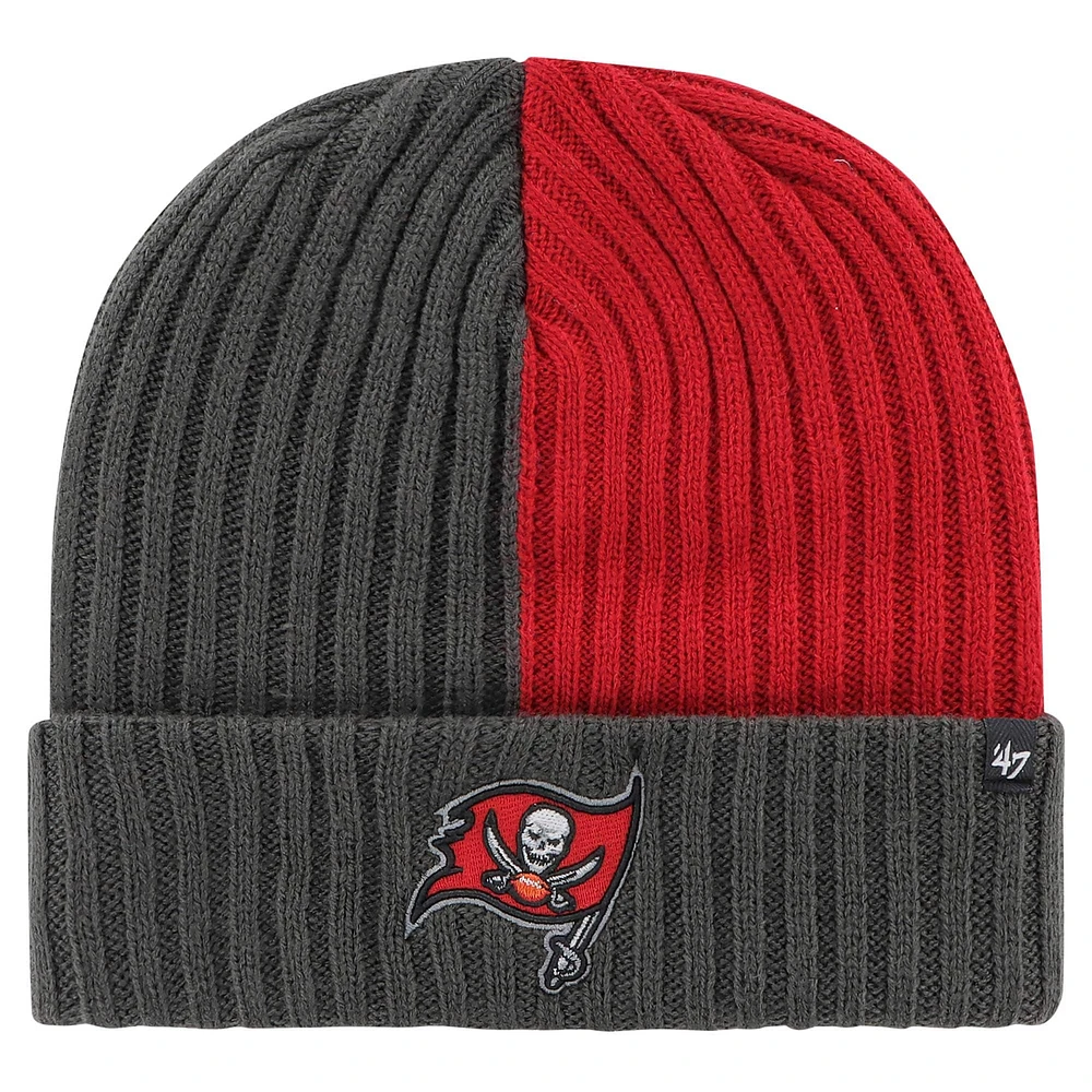 Men's '47 Pewter Tampa Bay Buccaneers Fracture Cuffed Knit Hat