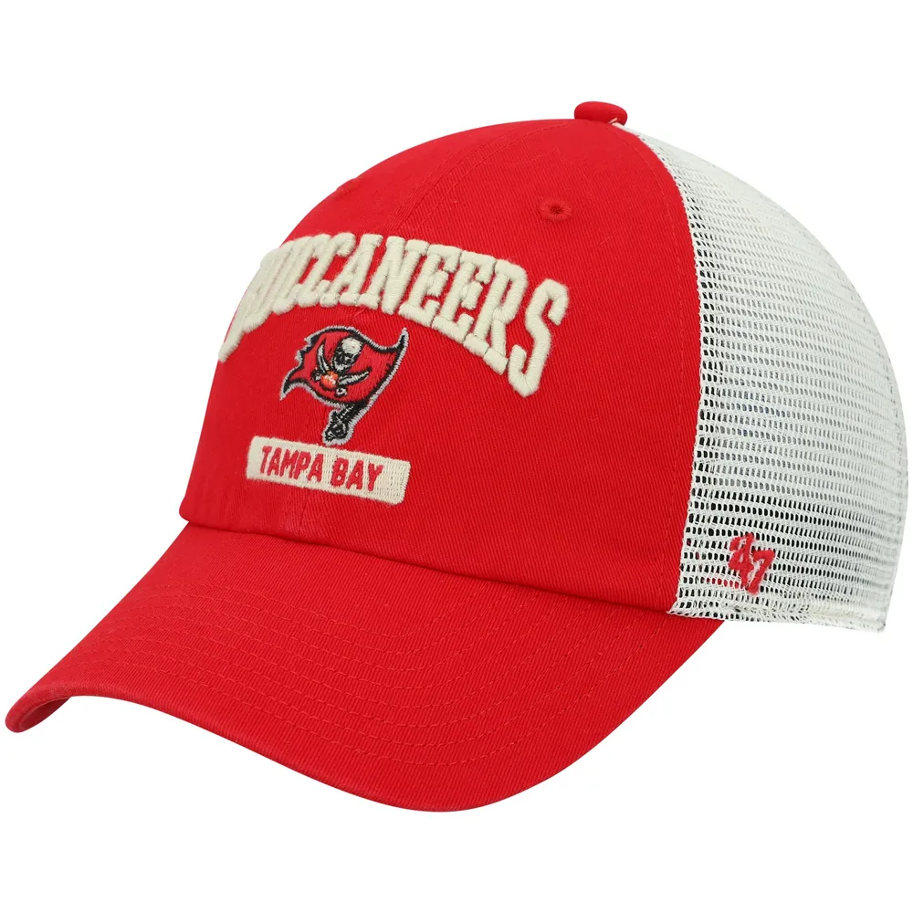 Lids Tampa Bay Buccaneers '47 Dial Trucker Clean Up Snapback Hat