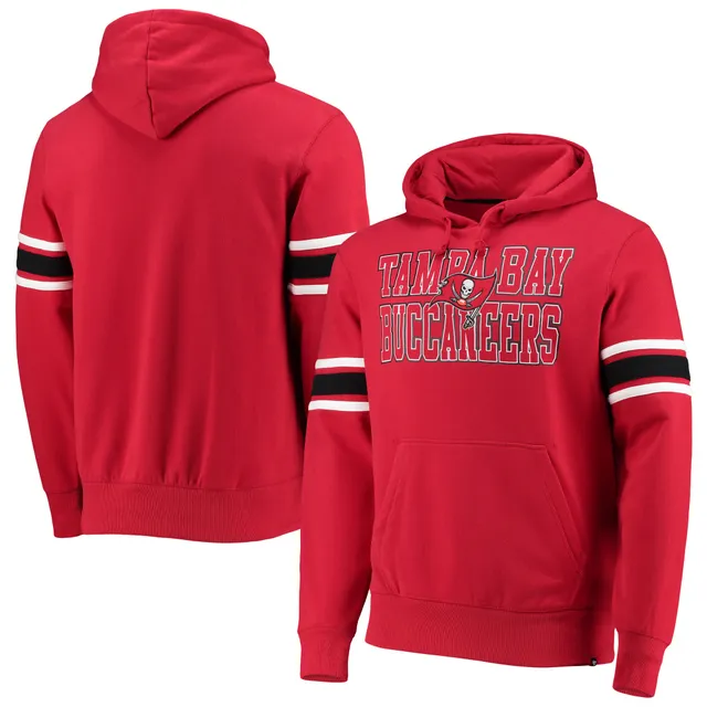 Men's Antigua White Tampa Bay Buccaneers Victory Pullover Hoodie 