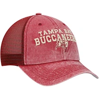 Men's '47 Red Tampa Bay Buccaneers Drumlin Trucker Clean Up Snapback Hat