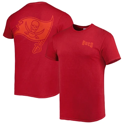 Men's '47 Red Tampa Bay Buccaneers Fast Track Tonal Highlight T-Shirt