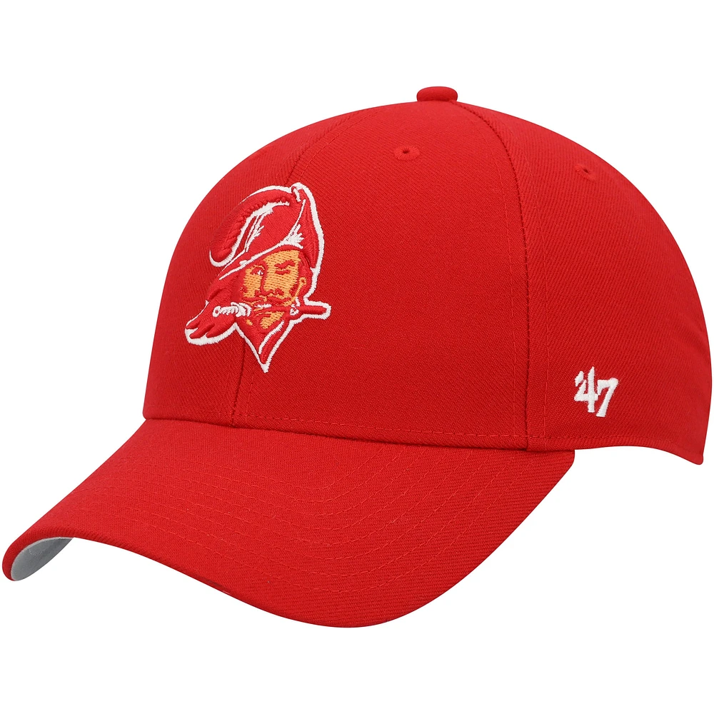 Men's '47 Red Tampa Bay Buccaneers MVP Adjustable Hat