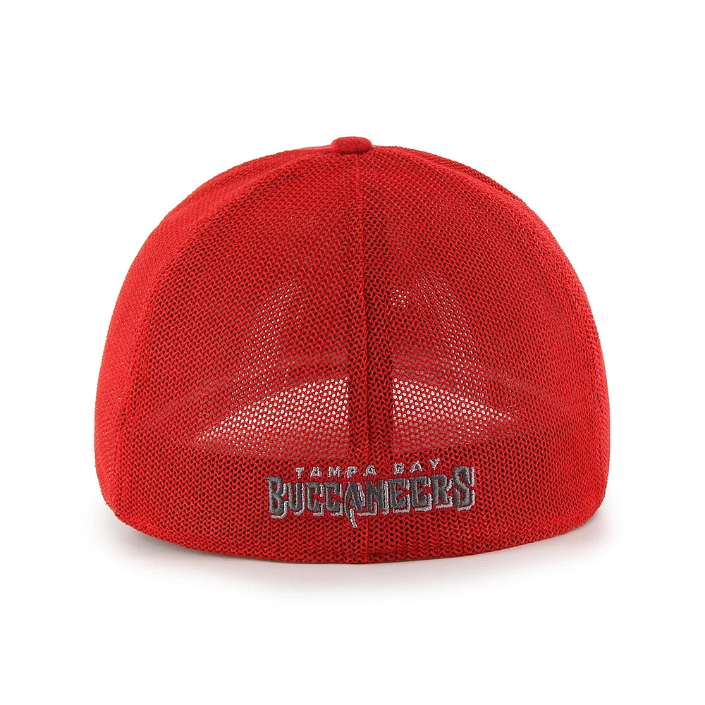 Men's '47 Red Tampa Bay Buccaneers Pixelation Trophy Flex Hat