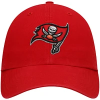 Men's '47 Red Tampa Bay Buccaneers Primary Logo Clean Up Adjustable Hat