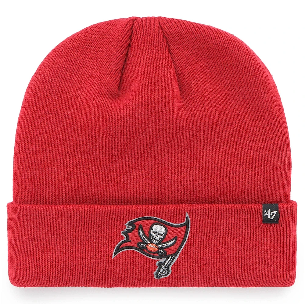 Bonnet en tricot à revers de base pour hommes '47 Red Tampa Bay Buccaneers