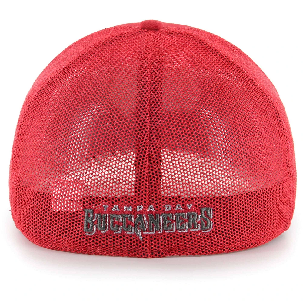 Casquette '47 Red Tampa Bay Buccaneers Unveil Flex pour homme