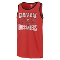 Men's '47 Red Tampa Bay Buccaneers Upload Franklin Tank Top