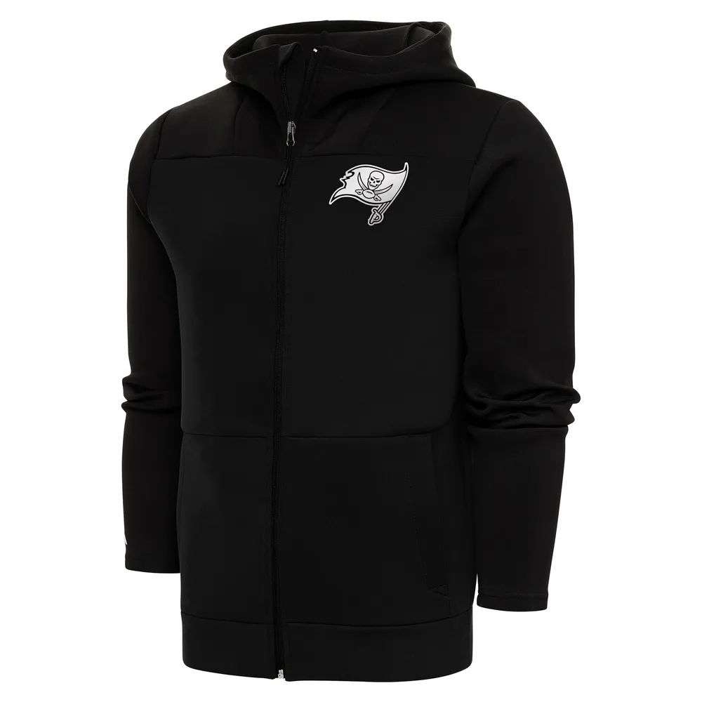 Men's NFL x Darius Rucker Collection by Fanatics Black Tampa Bay Buccaneers  Rocker Full-Zip Hoodie