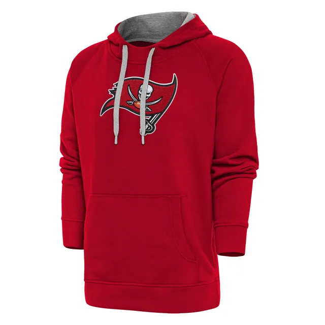 '47 Heathered Gray Tampa Bay Buccaneers Pregame Headline Pullover Hoodie