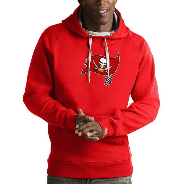 '47 Heathered Gray Tampa Bay Buccaneers Pregame Headline Pullover Hoodie