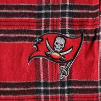 Men's Concepts Sport Red/Black Tampa Bay Buccaneers Big & Tall Flannel Sleep Set