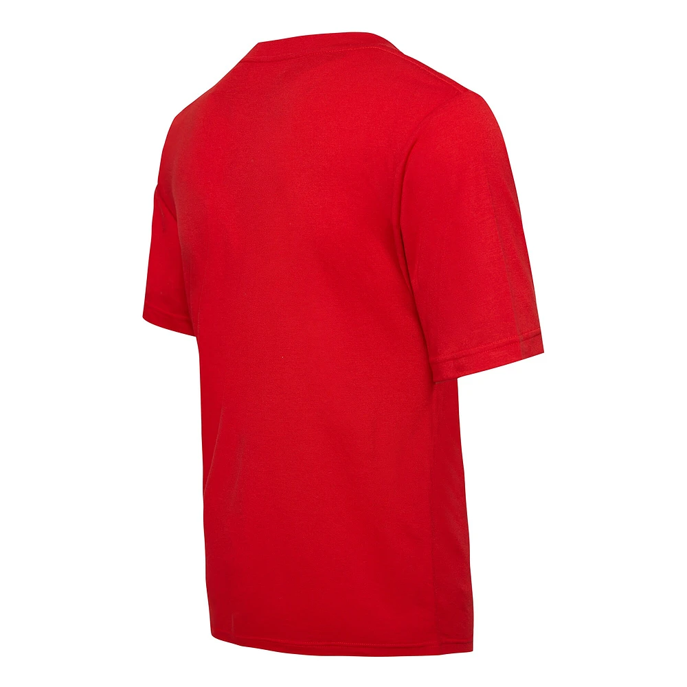 Ensemble de nuit pour hommes Concepts Sport rouge/étain Tampa Bay Buccaneers Arctic T-shirt et pantalon pyjama