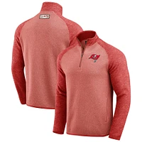 Men's Darius Rucker Collection by Fanatics Red Tampa Bay Buccaneers Tonal Quarter-Zip Jacket