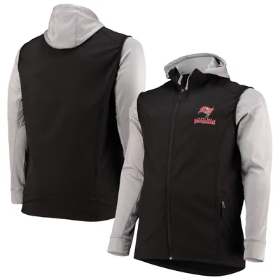 Tampa Bay Buccaneers Dunbrooke Big & Tall Alpha Full-Zip Hoodie Jacket - Black/Gray