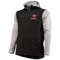 Men's Dunbrooke Black/Gray Tampa Bay Buccaneers Big & Tall Alpha Full-Zip Hoodie Jacket