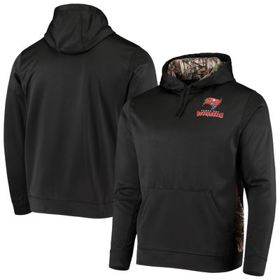 Men's Dunbrooke Black/Realtree Camo Tampa Bay Buccaneers Logo Ranger Pullover Hoodie